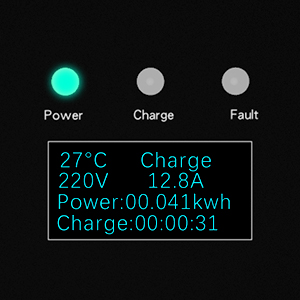 3.5kw 7kw GB/T EV 충전기 8A ~ 32A 조정 가능한 휴대용 전기 차량 충전기 3