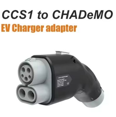 재고 있음 CCS1-CHAdeMO 어댑터 250A 1000V DC 고속 충전 IP54 방수 CE TUV 인증 EV 커넥터 공장
